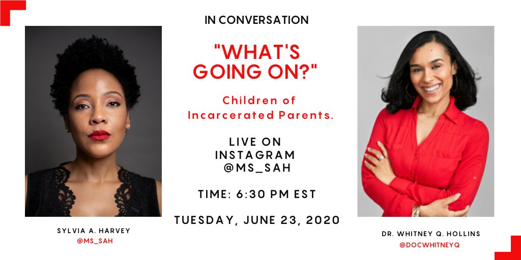 Ms_SAH's tweet photo. Looking forward to chatting with @docwhitneyq today! 
Join us on IG Live (@ms_sah) at 6:30 pm EST. 

#inconversation #education #students #theshadowsystem #childrenofincarceratedparents #racism #schooltoprisonpipeline #structuralinequality #writers #blackauthors https://t.co/qbLI8SZaRZ