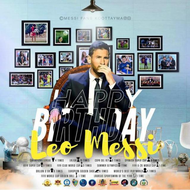 Happy Birthday King Lionel Messi     
