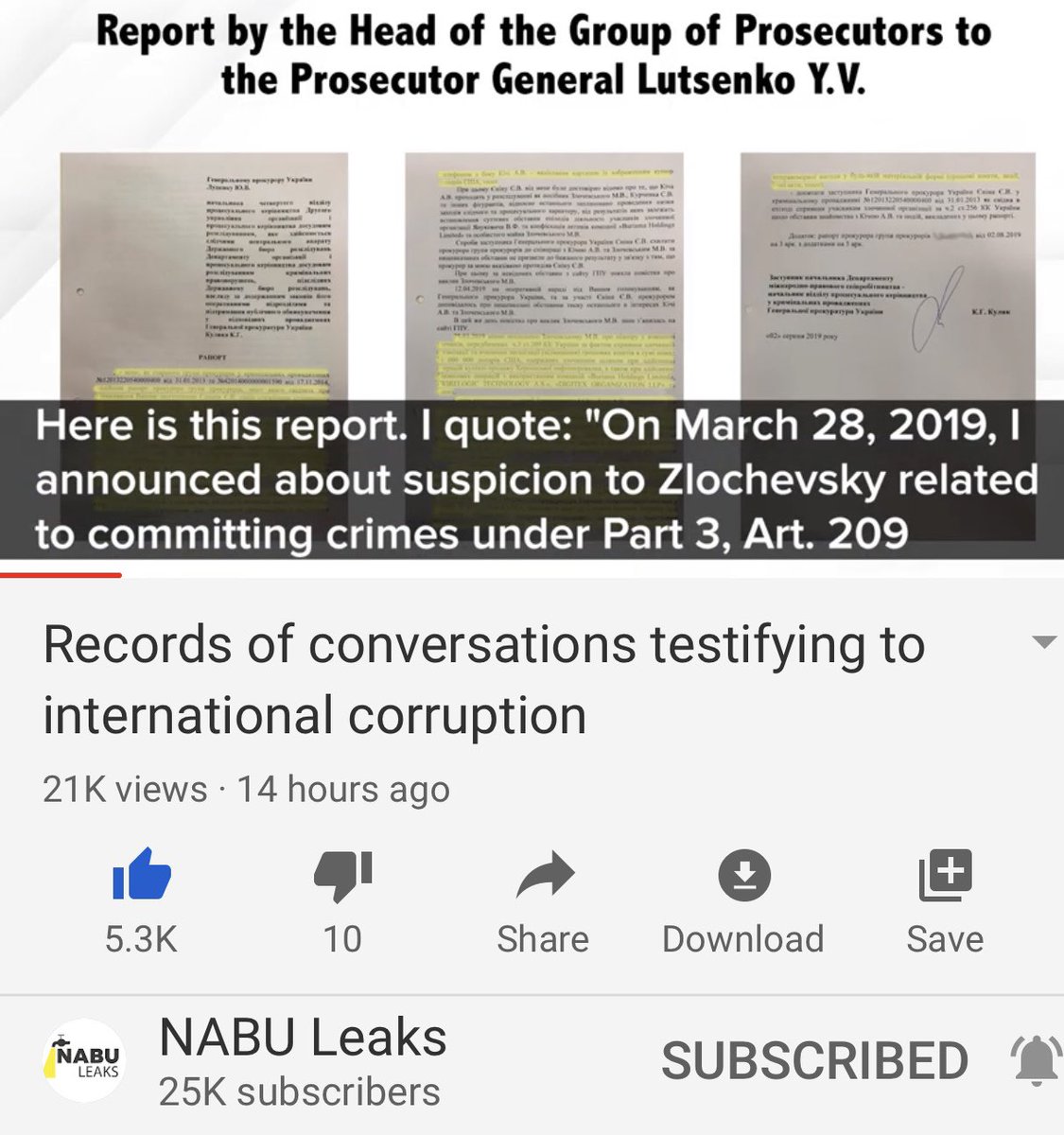 Went back becuz phone died as I was listening again to this part. Bear with me. I would love to screenshot the entire 1:18 presser but let’s be realistic so I’m extracting what I think is important while seeing patients & playing w/a 9 yr old ANYWAY: Zlochevsky sent 50 mil bribe