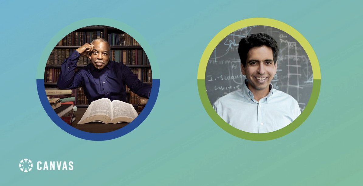We are pleased to announce Sal Khan and LeVar Burton as keynote speakers at CanvasCon Online 2020. 

Therefore, missing CanvasCon would be one of the biggest mistakes of your year;).

DON'T MISS IT!

Register today: canvascon.com/?promo=7012G00… 

#canvasfam #edtech
