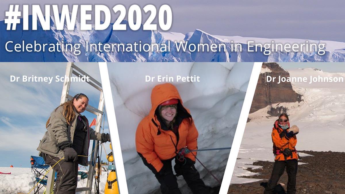 3 incredible 🇺🇸 & 🇬🇧 women scientists embarked on dangerous adventures to study one of the most unstable glaciers in Antarctica! #INWED20
