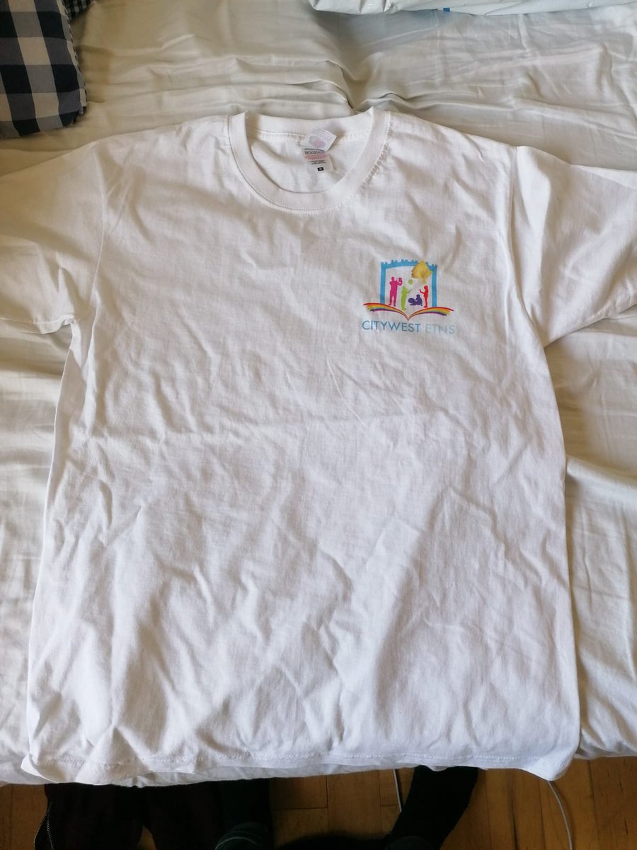 CitywestETNS's tweet photo. Getting emotional now as we prepare for graduation tomorrow π
The children can't do the usual activity of getting a t-shirt signed so they did it virtually. How fab are these?! ππ₯°π₯³
#EducateTogether #6thclass #Help6thClass #Graduation2020 #Community https://t.co/lb8RBGm4Pm