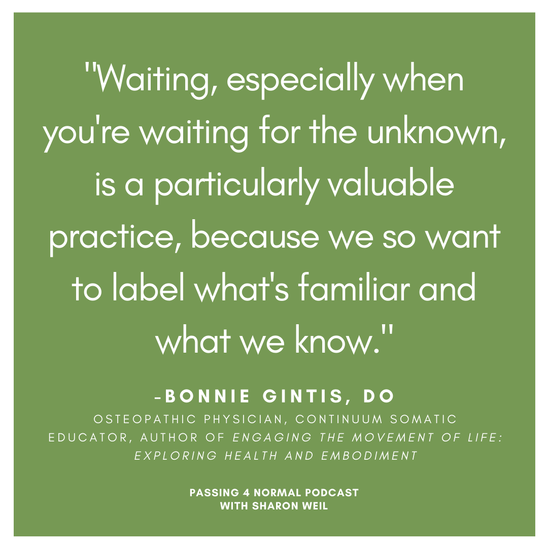 changeabilitybk's tweet photo. Bonnie Gintis, osteopathic physician, Continuum somatic educator and author of Engaging the Movement of Life: Exploring Health and Embodiment, talks about how to find stability and maintain good health. Listen to the podcast to hear our conversation. https://t.co/PlxTebS3MH https://t.co/QW8FrRsZDt