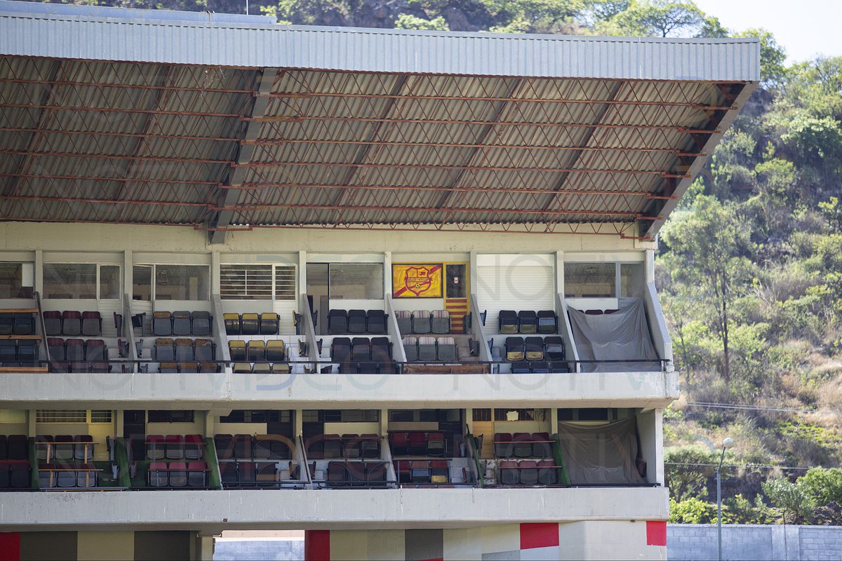 notivideo's tweet photo. 🏟📷 Así quedó el #EstadioMorelos tras la mudanza de Monarcas Morelia a Mazatlán. https://t.co/XOxidQvtD3