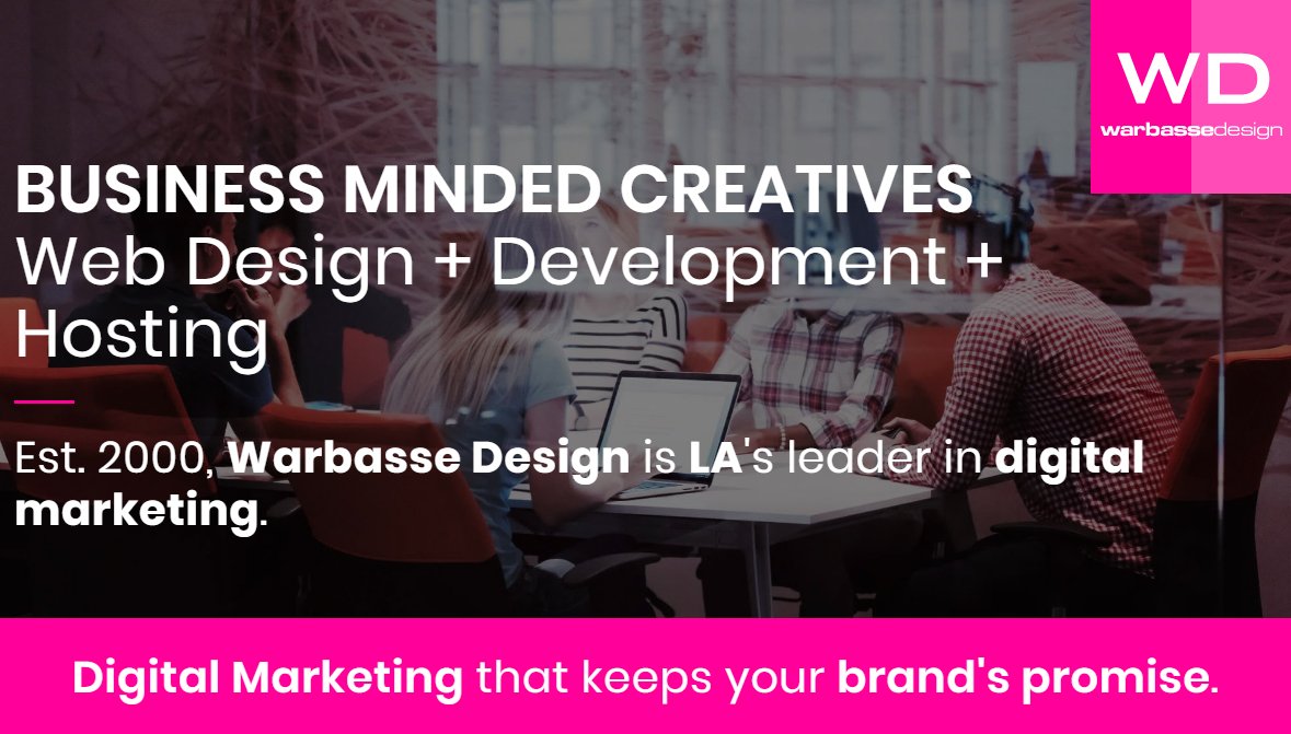 WarbasseDesign's tweet image. Business Minded Creatives are different from web designers. Contact us to learn how we increase your bottom line with digital marketing strategies that stand apart. +14242291404.
#Webdesign #Webhosting #DigitalMarketing #LosAngeles