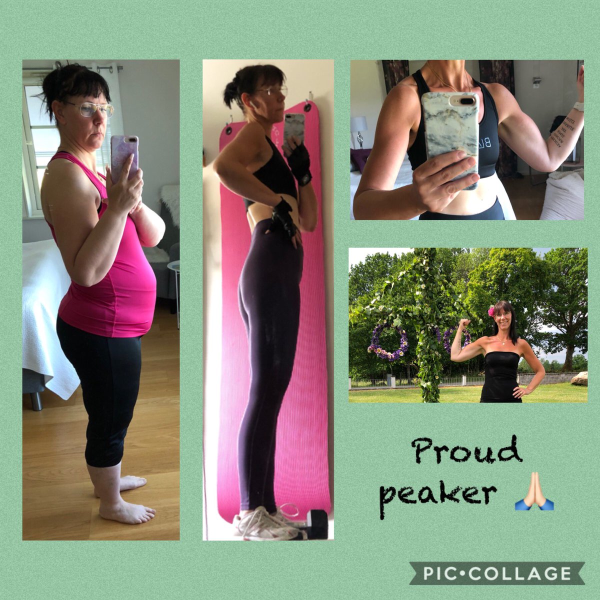 littlebakeryswe's tweet photo. Love yourself...be proud...be a peaker!
#TransformationTuesday
#peakerproud
#mpc2020 #peakerstrong @PeakersOfSweden #peaker4ever
Age 47...almost 48π
1 year transformation...never to late to get back in shapeπͺπ»
// Mother of 6π
@MyPeakChallenge @SamHeughan @jordana_brown https://t.co/I5jYQUHjFe