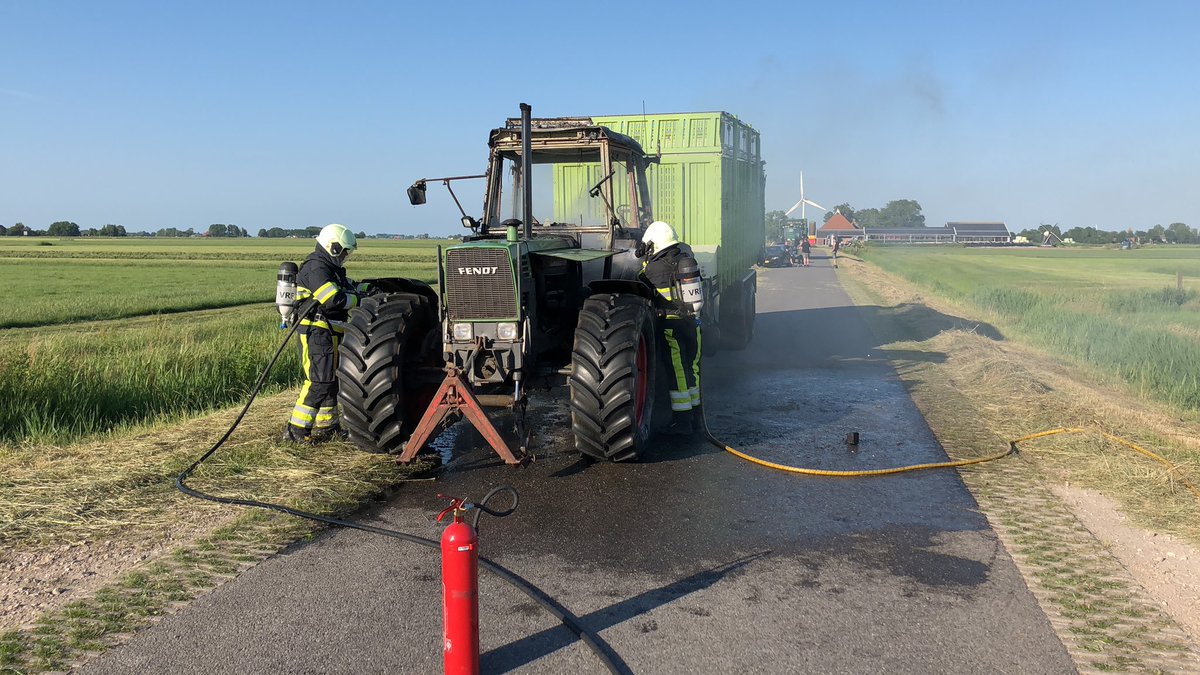 Melding brandweer Iens