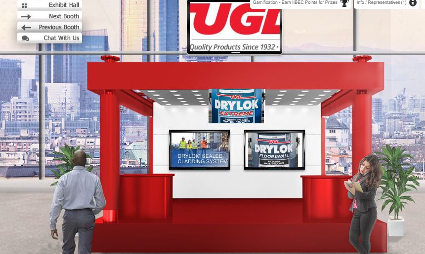 IIBEC2020's tweet photo. #IIBECCTS Featured Exhibitor: @unitedgilsonite. UGL's booth is available in the exhibit hall. It features videos and brochures related to #waterproofing. You can email them through their booth interface for more information. #tradeshow https://t.co/iAaI6WOKu2 https://t.co/o0ETmYQkJc