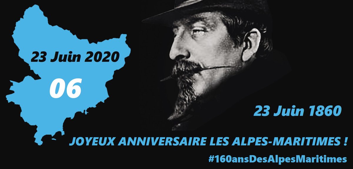 #23Juin1860 - #23Juin2020 : il y a 160 ans l'arrondissement de #Grasse était séparé du #Var pour être rattaché avec #Nice06 et former les #AlpesMaritimes . Longue vie au maralpin ! Non à la régionalisation, non à la métropolisation niçoise depuis #Paris ou localement.