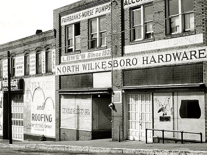 Lucius Smith Lowe opened a humble hardware store in North Carolina, unaware that he was laying the cornerstone in what would become an $100B juggernaut.  https://en.wikipedia.org/wiki/Lowe%27s /4