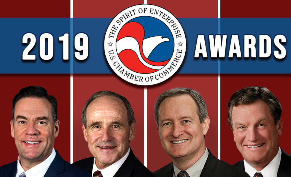 #Congratulations to our Idaho congressional delegates on receiving the Spirit of Enterprise award from the U.S. Chamber of Commerce. How They Voted (uschamber.com/how-they-voted…). Left to right: Rep. Russ Fulcher, Rep. James E. Risch, Rep. Michael D. Crapo, & Rep. Michael K. Simpson