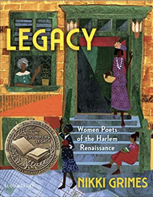 BiblioGarden's tweet photo. Thank you @nikkigrimes9 for Legacy: Women Poets of the Harlem Renaissance. Thanks for your scholarship to find and renew important voices. Thanks for an all-female effort. Thanks for loving and sharing poetry w/today's youth. #ALATeaBreak https://t.co/GQbLFOfhIS