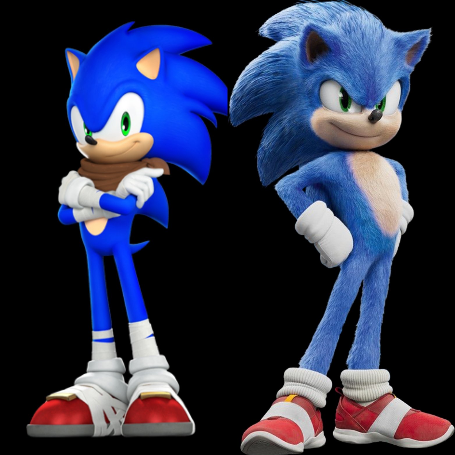 What if Boom Sonic and Movie Sonic met? : r/SonicTheMovie