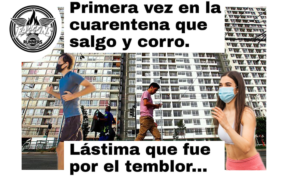 FalconsRunners's tweet photo. Primera vez que salgo corriendo a la calle, lástima que fue por el sismo. :(

#FalconsRunners #SomosCorredores #Sismo #Memes #Cuarentena #Cdmx #Run #Runners #Running https://t.co/H0Zrzo4skR