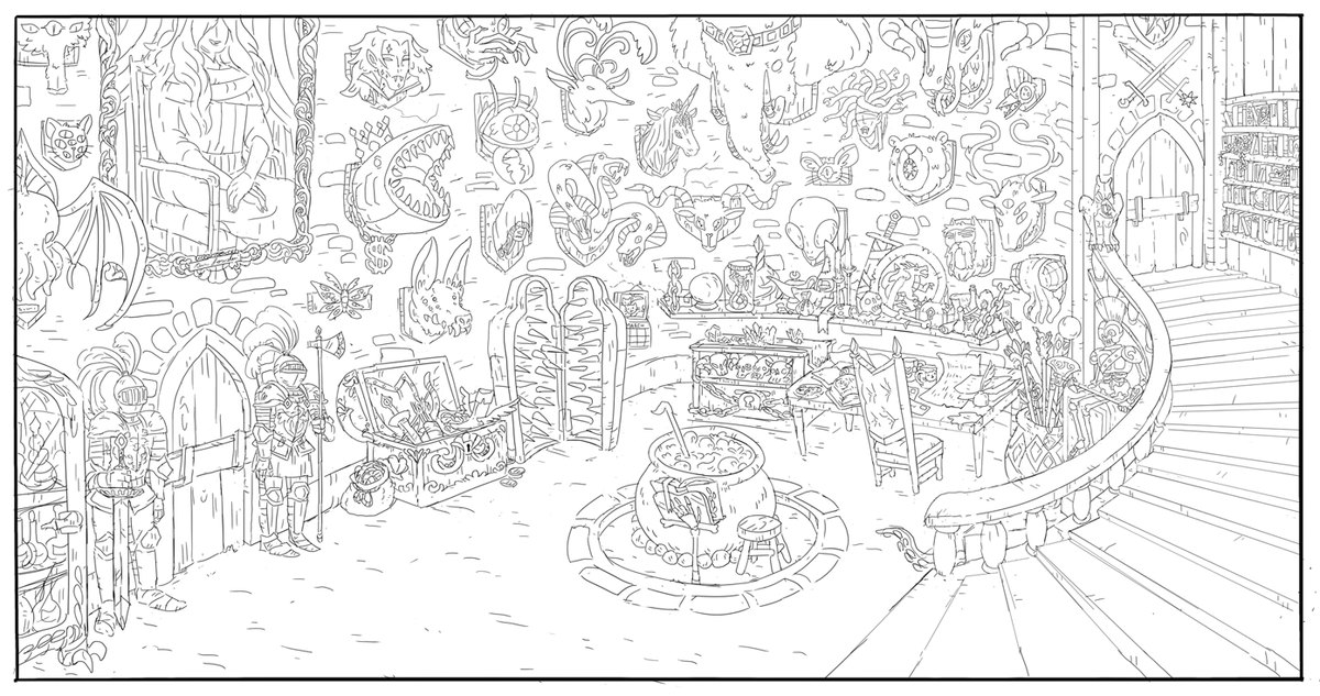 Hello, #VisibleWomen !
I'm Faith, a lead background designer and sometimes vis-dev artist working in animation. I'm currently wrapping on Disenchantment. I love drawing fantasy and quiet moments!
https://t.co/NcaGbMNjVO
https://t.co/8WVDqVFReb
email- faithEschaffer@gmail 