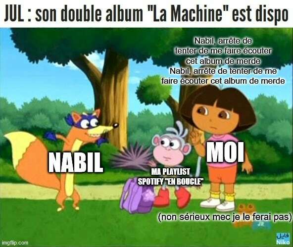 MemesRapFranai1's tweet photo. Yes.
Ai-je raison ou pas ? Dites moi dans les commentaires 🤔
#meme #memes #fun #drole #blague #mdr #lol #rire #sourire #bonnevibe #vibe #mortderire #mort #dora #chiper #swipper #babouche #cartoon #dessinanimé #rap #rapfrancais #album #lamachine #jul… https://t.co/1elyDQv32q https://t.co/VBhumEzt9Y
