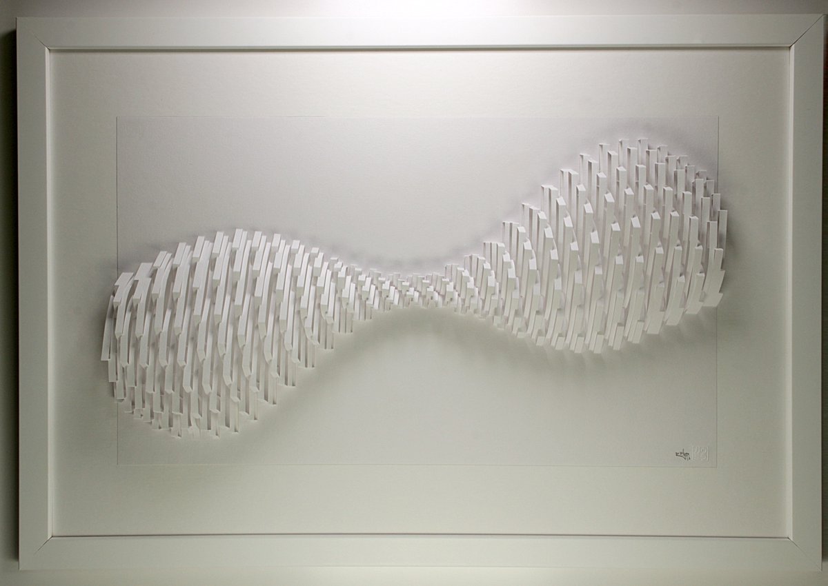 Ullagami's tweet photo. Back to 180° models... This one is called LeeLi.  One sheet of A3 cartridge paper. #ullagami #kirigami #origamicarchitecture #popup #origami #papercraft  #math #mathart #paper  https://t.co/dOhca3vF5N https://t.co/smzkXleKz6