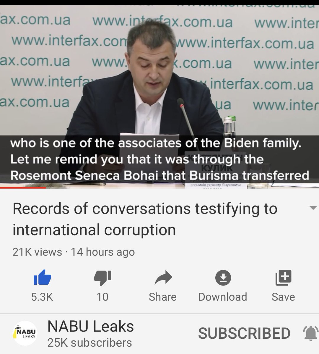 So yes I see I put some out of order but Zlochevsky used Burisma to launder $ and worked with Devon Archer’s company, Rosemont Seneca. Archer is a close family friend of the Biden’s if you remember
