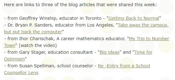 tutormentorteam's tweet photo. @nayrbgo I've updated my blog to include @SSpellmanCann article, too. https://t.co/x77lej59BP
I noticed that #learning2piviot & #learningtopivot hashtags are being used. https://t.co/HUcNypbWvj
