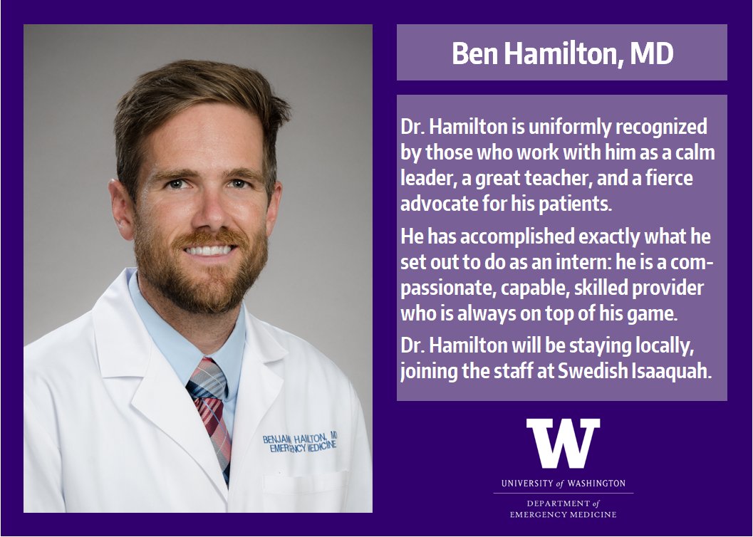 تويتر \ UW Emergency Medicine على تويتر: "Last, but not least, for our  Class of 2020 #SeniorSpotlight series is Sean Higgins, MD (@Shigginsid). Dr.  Higgins will be joining Denali Emergency Medicine Associates