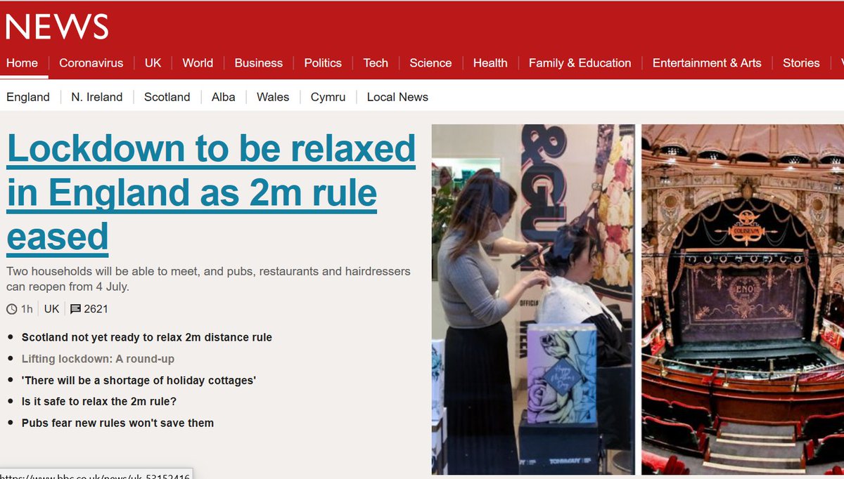 Ben Rayfield (@blrayfield) on Twitter photo Why is <a href="/BBCNews/">BBC News (UK)</a> using a photo of <a href="/E_N_O/">English National Opera</a> to illustrate the easing of lockdown restrictions? Under the new guidelines opera companies are still not allowed to present live performances, and the ongoing restrictions are killing live music and theatre. <a href="/OliverDowden/">Oliver Dowden</a> Why is <a href="/BBCNews/">BBC News (UK)</a> using a photo of <a href="/E_N_O/">English National Opera</a> to illustrate the easing of lockdown restrictions? Under the new guidelines opera companies are still not allowed to present live performances, and the ongoing restrictions are killing live music and theatre. <a href="/OliverDowden/">Oliver Dowden</a>