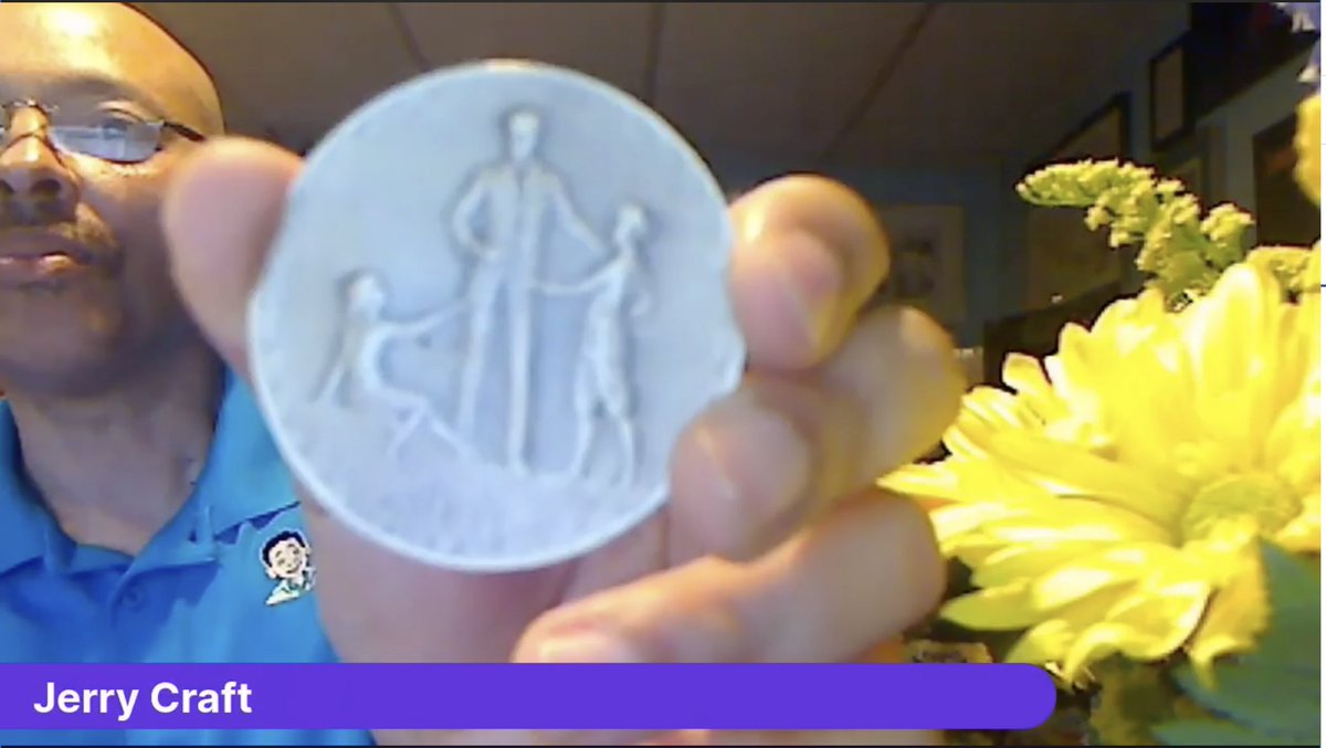 MrSchuReads's tweet photo. . @JerryCraft showed us his 2020 Newbery Medal during Book Joy Live today!!!! https://t.co/smIySYtjsB Fast forward to 52:47. https://t.co/rKeZK8nJ7S