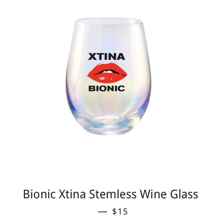 XtinaEmpire's tweet photo. New #10YearsOfBionic merch was added to @Xtina's official store! https://t.co/j1odN9WlpR