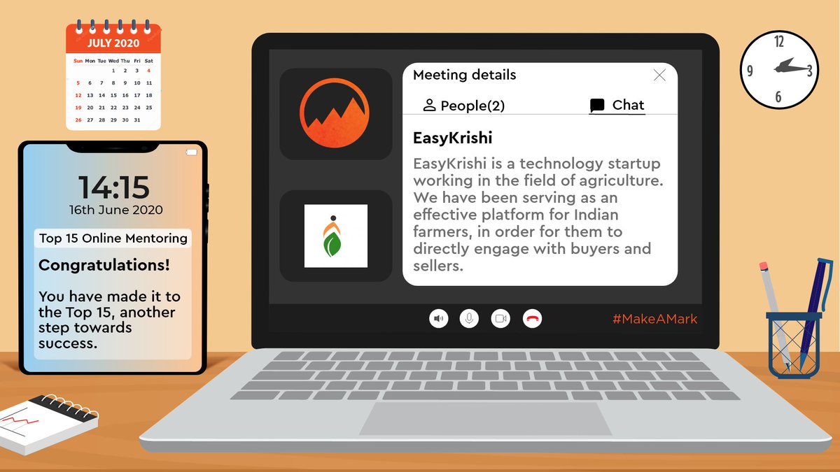 Top 15 Startup number 4: EasyKrishi
#MakeAMark