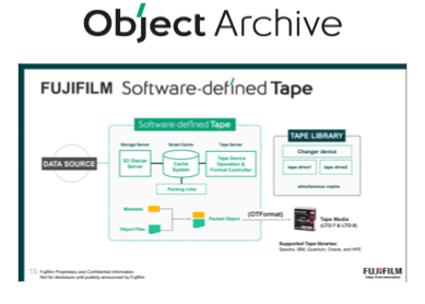 CDP_FST's tweet photo. Very cool stuff with @FujifilmDS Object Archive product - a perfect opportunity to add Software-Defined Tape to active and deep archive https://t.co/PszmepwKw9 #ObjectArchive #LTO #HyperScaler #MultiCloud #S3 #Archive #ActiveArchive #DeepArchive #ITPT @ITPressTour https://t.co/uhfSxNsCUF