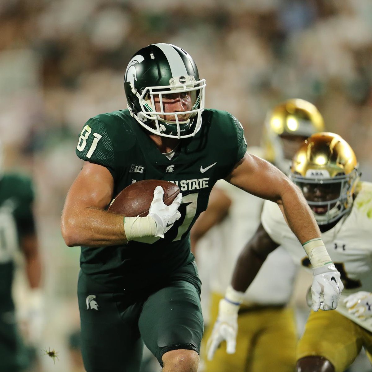 Jake_Renda's tweet photo. After a great talk with @Coach_TGilmore I am very excited to have received an offer from Michigan State! 🟢⚪️ #GoGreen https://t.co/DjdyeKWXOy