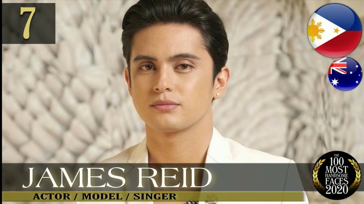 REIDersOfficial's tweet photo. Congratulations JAMES REID of 🇵🇭🇦🇺! at # 7 🎉 
You made it to THE MOST HANDSOME MEN OF 2020 LIST

https://t.co/PYSSHBtDfy

#JamesReid

©️the100mostbeautifulface https://t.co/iYejKYTNXH
