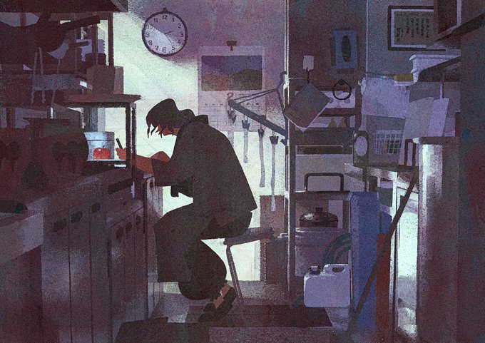実は以前気になってちょっと店先に立ち寄った時に知ってしまったのですが、この絵のモデルとなった私の元バイト先、コロナの影響で閉店してました。。。

ありがとう五臓六腑三宮店。

少し干渉に浸った朝です。おはよう。 