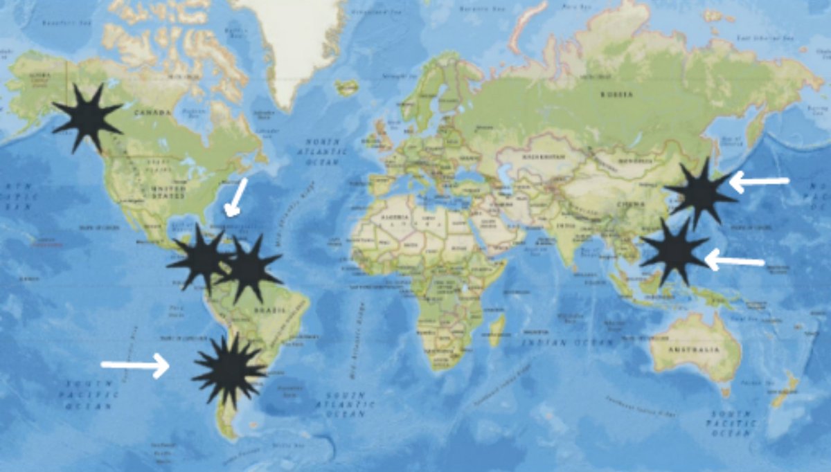 EarthquakeChil1's tweet photo. Buenas Tardes #RiskMap prevencion Sismica para ti:
🔴Panama Hacia Nicaragua EQ=90% #Alert
🔴Japon EQ=90% #Alert
🔴Filipinas EQ=90% #Alert
🔴Chile(Zona Centro Sur)EQ=90%
🔴Colombia Border Venezuela EQ=88%
🔴Alaska EQ=92% #Alert https://t.co/nZK8yBH25Q