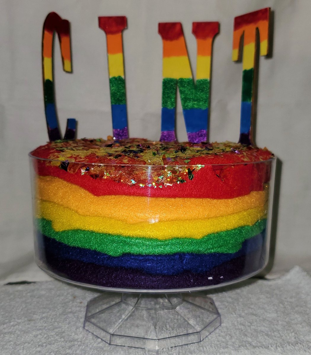CintGroup's tweet photo. Who else has been #crafting during these sheltered months? Instead of baking, Theresa F. made her own #Pride #cake using materials from around her home. Colorful, creative and eye-catchy! #Pride2020 #Cintastic #lovewins #wearecint #handmade #diy #diycrafts https://t.co/BeREhbTqhY