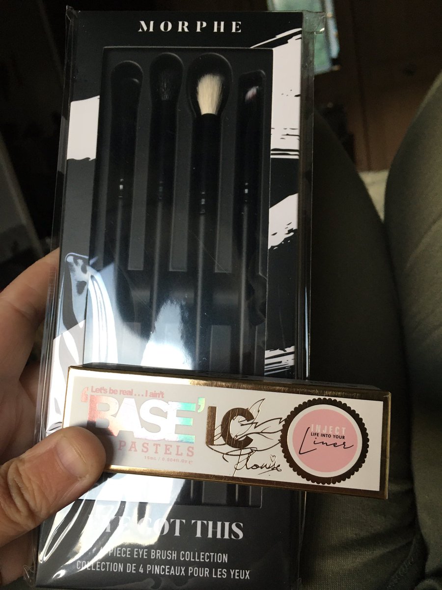 now_allan's tweet image. So excited to play with these ❤️ @MorpheBrushes #PLouiseBase