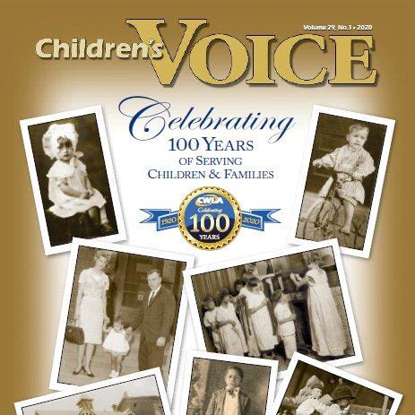 CWLAofficial's tweet photo. Our latest issue of Children's Voice mag is online! The issue features our 100th Anniversary Timeline and articles on cross-border child welfare case work; race, trauma, and resilience training for child welfare workers; and much more. https://t.co/JX1WxwFUE9  #100yearsofCWLA https://t.co/ZvPcyC8XaY