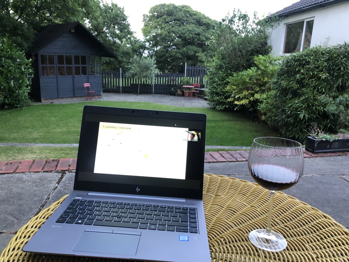 Sitting in my garden listening to the excellent keynote from Prof. Kazyua Seo on day 2 of the ISEA virtual conference #ISEA2020