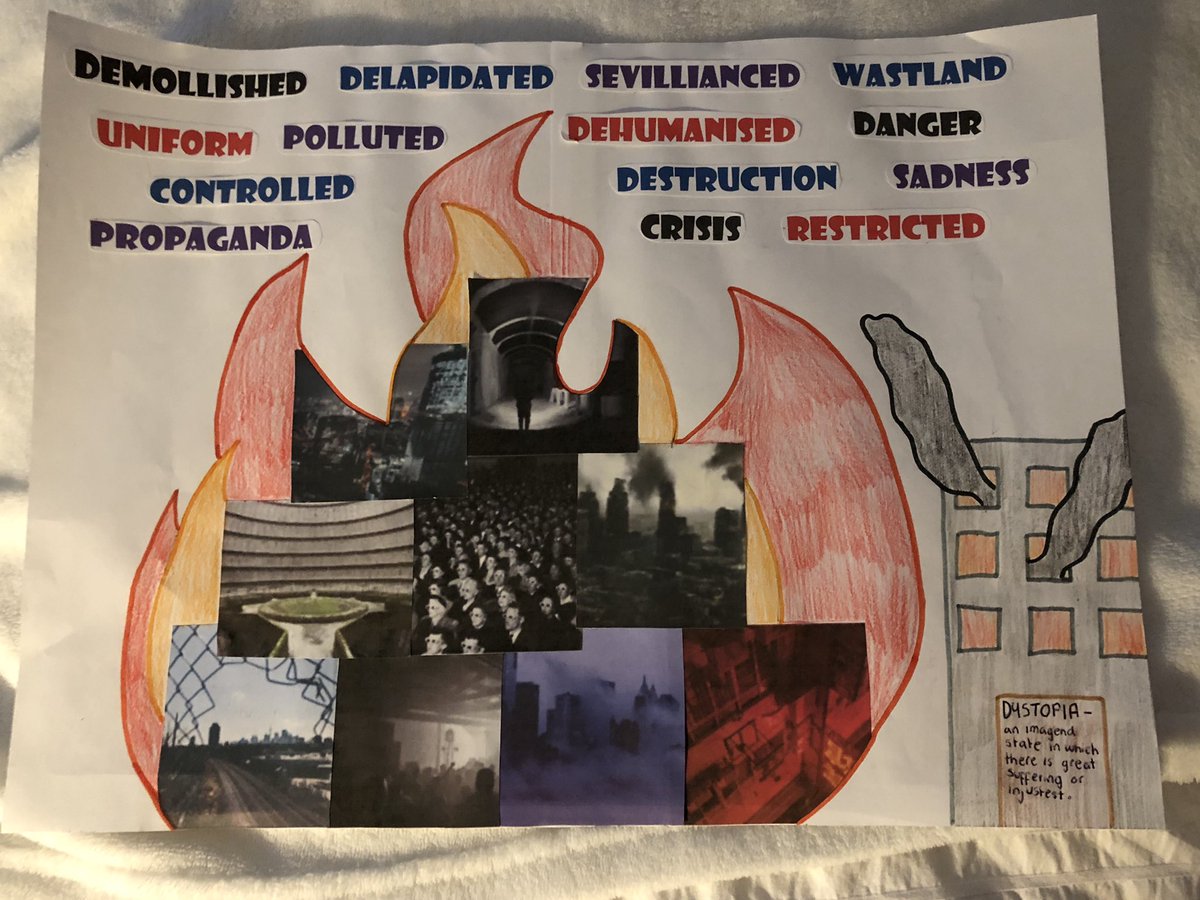 Freya’s Dystopian mood board for English this week 🙌🏼 <a href="/avonbourne_2025/">Avonbourne Class of 2025</a> <a href="/AVBEnglish/">Avonbourne English</a>