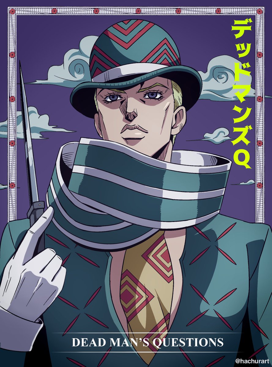 Hachura on Twitter "Dead Man's Questions Cover jojo_anime jojo_ova 