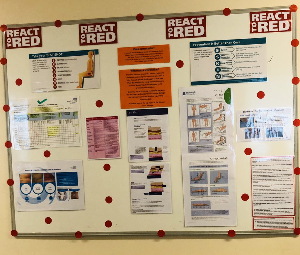Ward24LTHTR's tweet photo. Our Continuous Improvement project board is up 😁 &amp; we are ready 4 the challenge to 🔴#stopthepressure with 76% of staff SEM scanner trained let’s do this Team 24 👊🏼 #React2Red 🔴 providing the best care possible #alwayssafetyfirst @HospitalTvn #TVNChampions 🔴 https://t.co/FryGRCmUAE