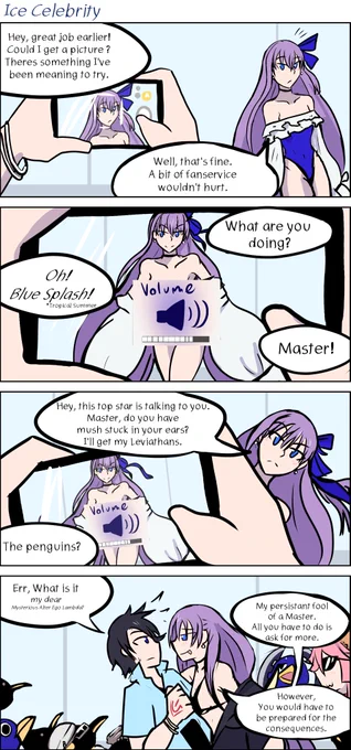 Penguins are dangerous.
#FateGO #FGO 