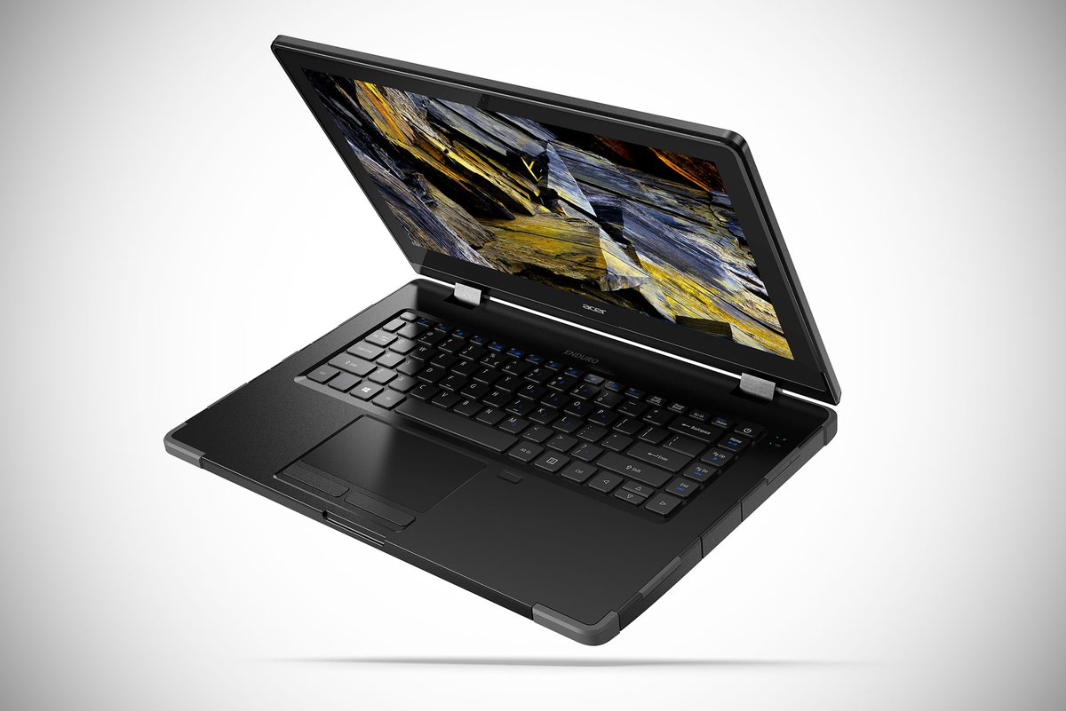 techeblog's tweet image. Ultra rugged military-grade Acer Enduro N3 laptop has a water-repelling AquaFan. techeblog.com/acer-enduro-ru… #acer #military #technology #luxury #gadgets
