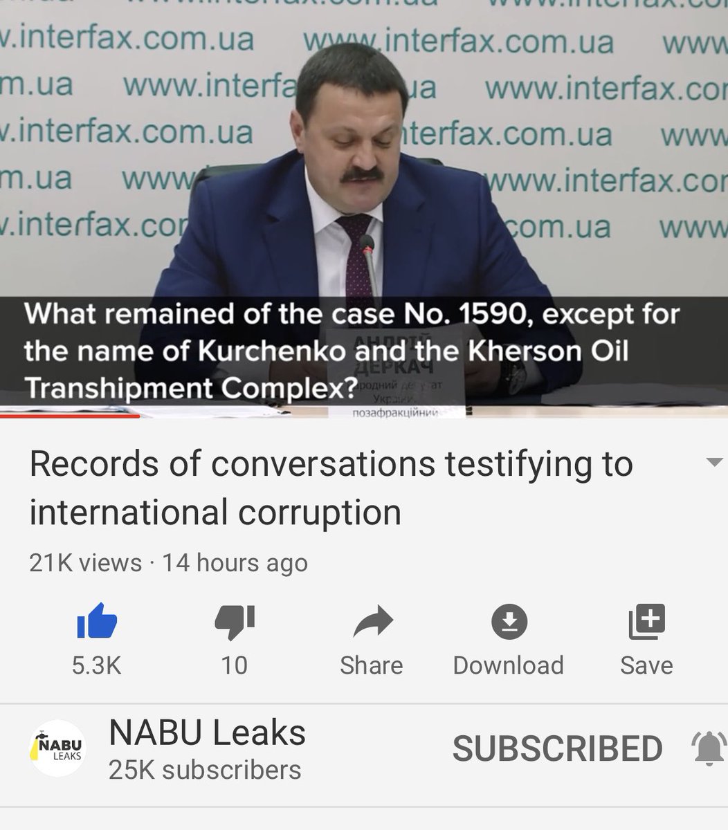 More questions for Sytnyk