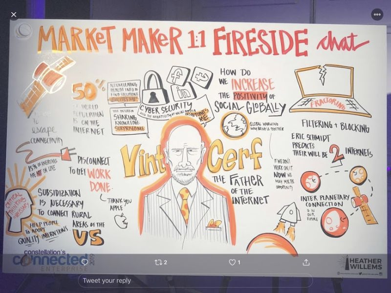 rwang0's tweet photo. MyPOV: happy birthday my friend! @vgcerf #CCE2017 @Heather_Willems #internet #pioneers https://t.co/ljSBfzp2qq
