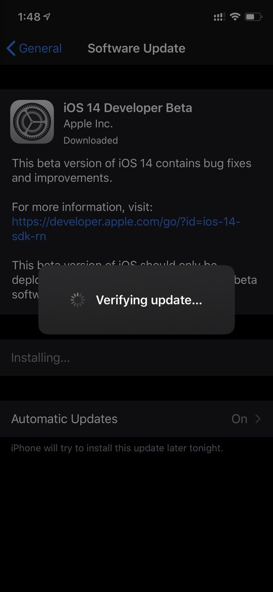 i_sreenivas's tweet image. Ok let’s do this 📲 #iOS14DevBeta1