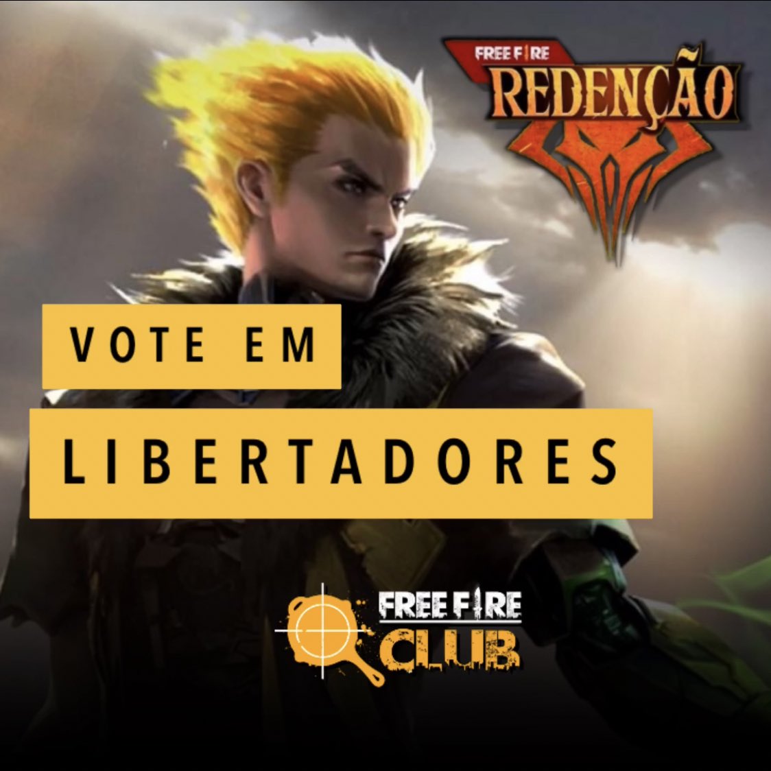 Free Fire Club on X: Use essa imagem para divulgar nas redes sociais o seu  time no evento “Redenção 2.0”.  / X