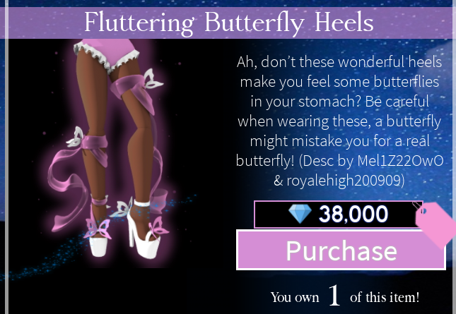 Royale High Fluttering Butterfly Set 2020