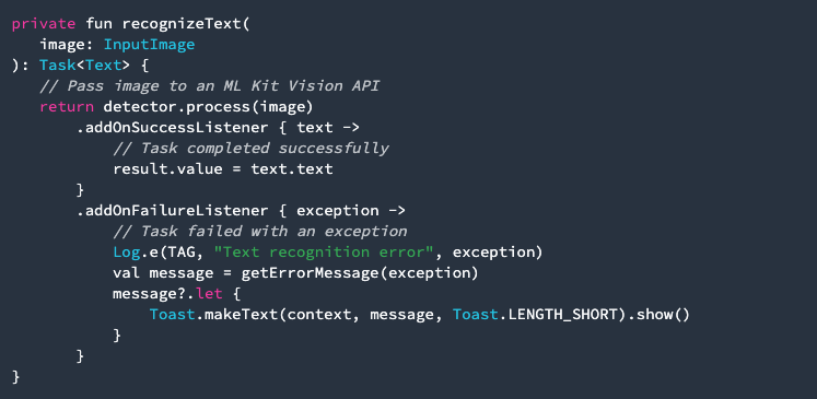 AndroidDev's tweet photo. 💬 Codelab of the day: Recognize, identify, and translate with ML Kit x CameraX

We'll walk you through #MLKit’s text recognition, language identification, and translation APIs with #CameraX to build an Android app.

Start learning → https://t.co/lipJbxE8vf

#11WeeksOfAndroid https://t.co/BhxklFYQQS
