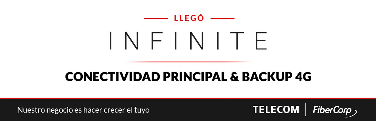 Telecom | FiberCorp presenta “INFINITE”, su nueva solución de conectividad, para maximizar el servicio de internet de las empresas 👉 bit.ly/3174nAA
