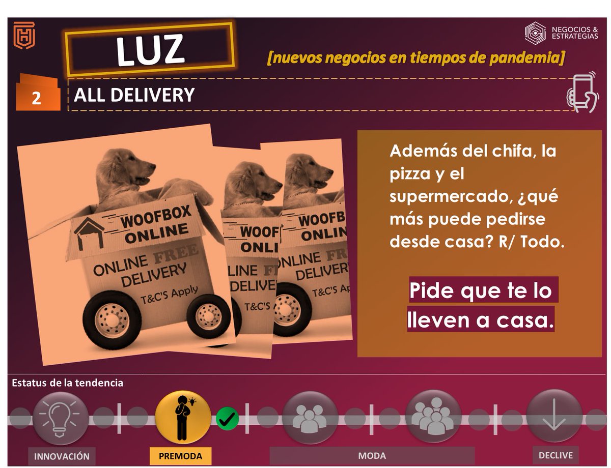 mrjohnkeating's tweet photo. Pide que te lo lleven a casa. #AllDelivery
Valoramos más -mucho más- que antes la comodidad, seguridad y rapidez de los envíos a domicilio.
Nuevos hábitos, nuevas oportunidades de negocios.
#Trendhunting #Luz
https://t.co/oNf4oCEgM2 https://t.co/9aMxZ6m5hF